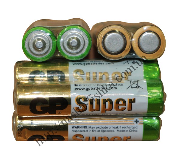 Батарейки GP LR  тип ААА (мини-пальчик)