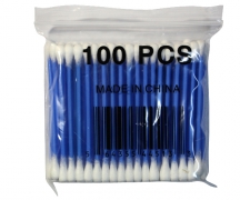 Гигиенические ватные палочки пластиковые 100 шт.