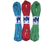 Веревка бельевая 10 м (4 мм) вязаная цветная