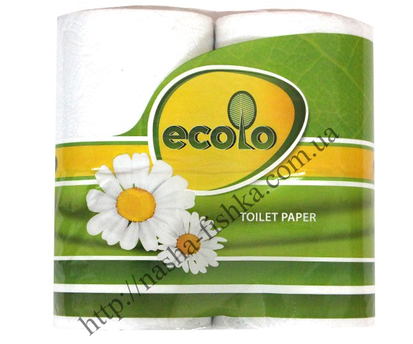 Туалетная бумага "Ecolo" (4 шт.)